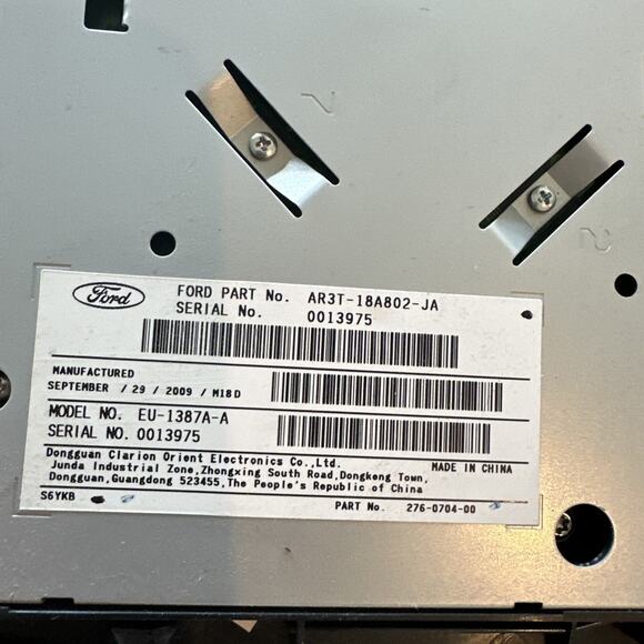 2010 -2012 Ford Mustang Shaker Radio‎ AC Control Panel AR3T-18A802-CG - Picture 5 of 7